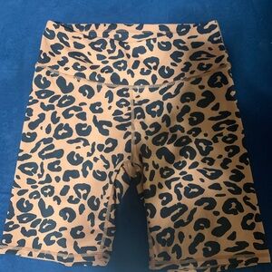 Leopard Bike Shorts